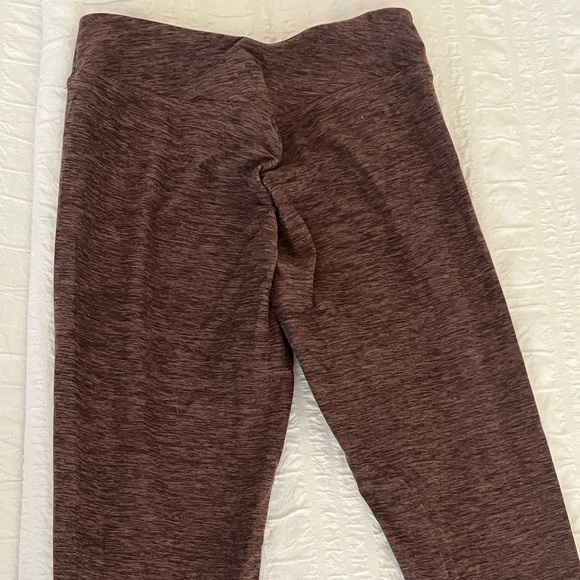 Stacci Athletics Nori Velvet Leggings - Toasted Maroon - Picture 5 of 6